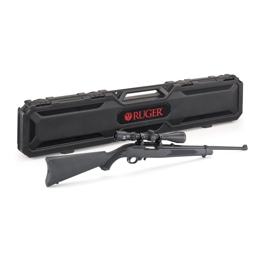 Ruger 10/22 Carbine 22 LR RU1022RPF-VIRDN with Scope & Case