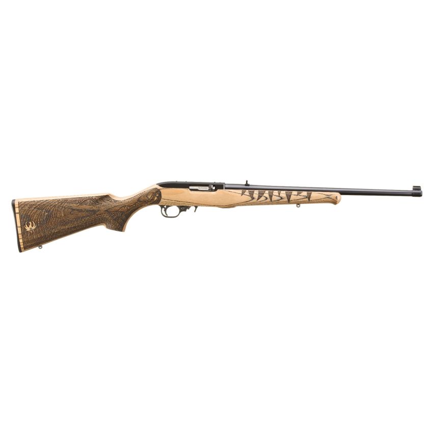 Ruger 10/22 Gator 22LR Blued Wood 18.5 Inch Rifle Engraved