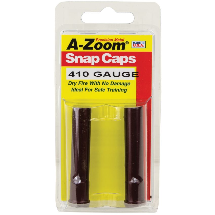 A-Zoom 410 Gauge Shotgun Snap Caps 2-Pack for Dry Fire Training