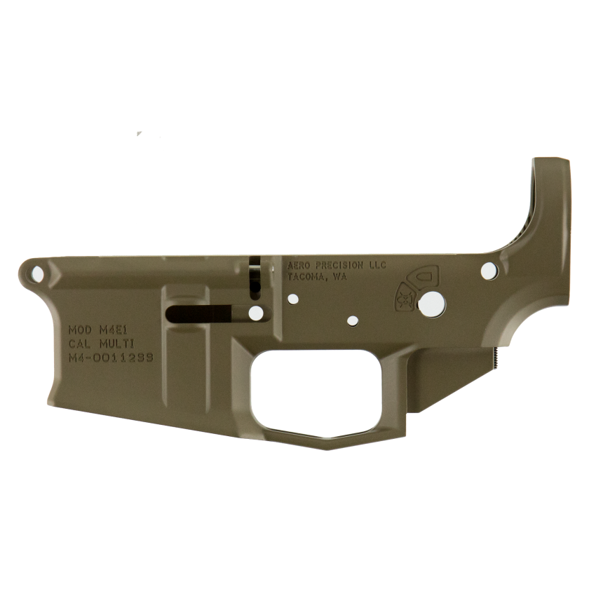 Aero Precision M4E1 Multi-Caliber AR15 Receiver Flat Dark Earth