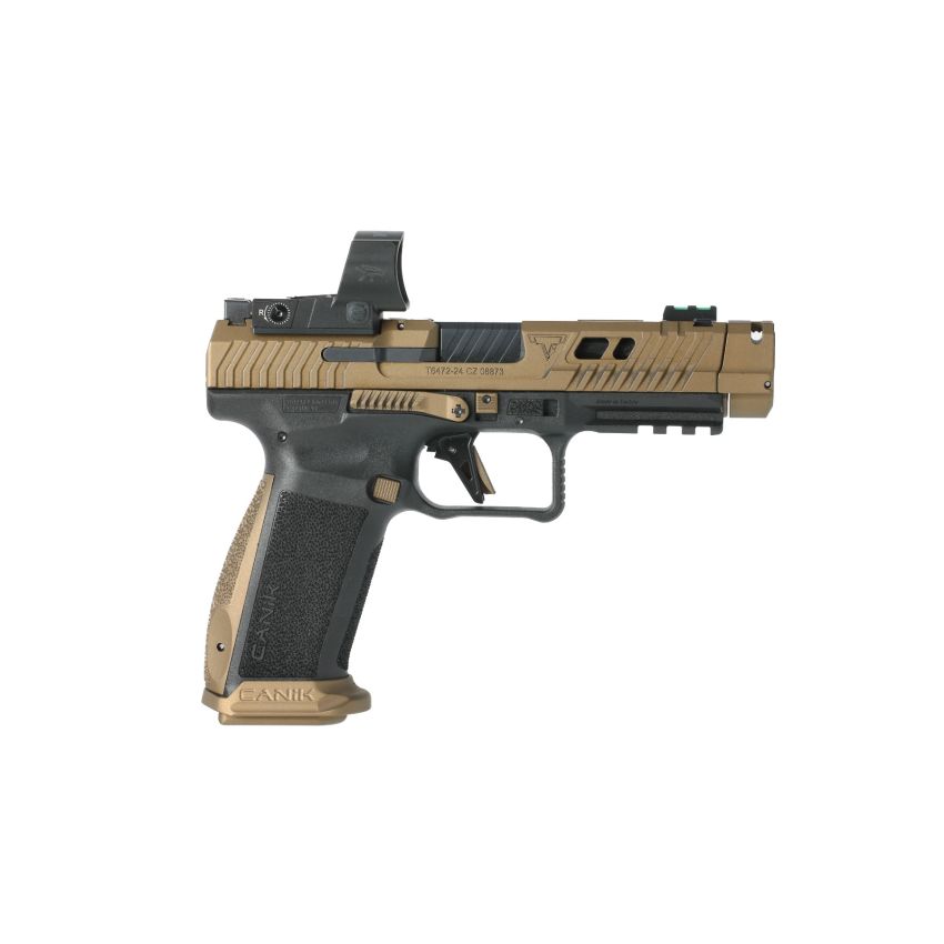 Canik TTI Combat 9mm Bronze 21+1 Optics Ready Slide Cut
