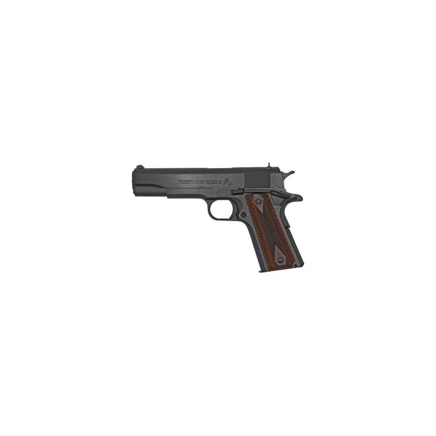 Colt Government 38 Super Blued 5 Inch Fixed Sights Pistol