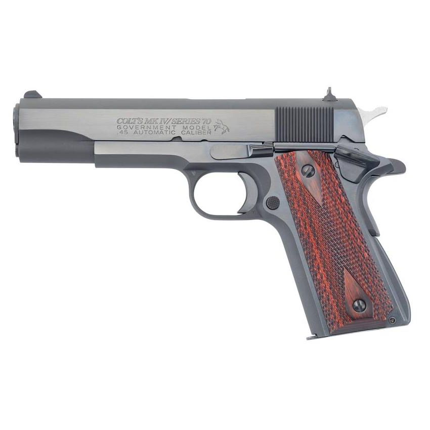 Colt Series 70 Government 45 ACP 5 Inch Blued Pistol