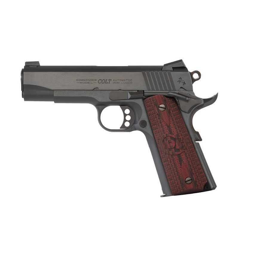 Colt Combat Commander 9mm Pistol 4.25 Inch Barrel Black Finish