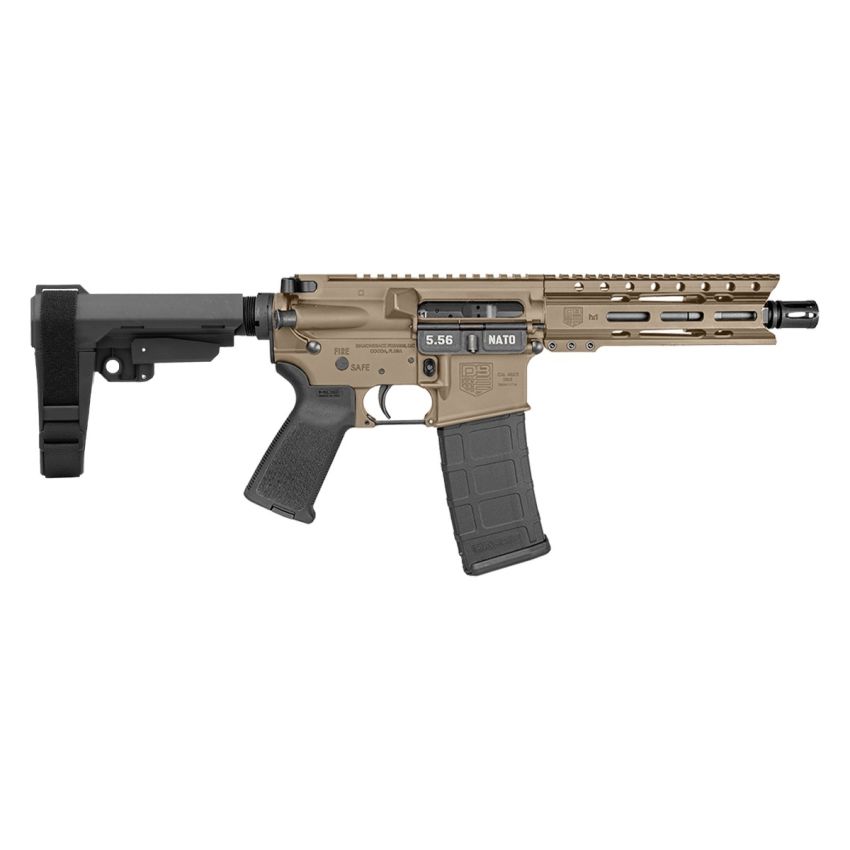 Diamondback DB15 Pistol 5.56mm FDE 7 Inch SBA3 Brace