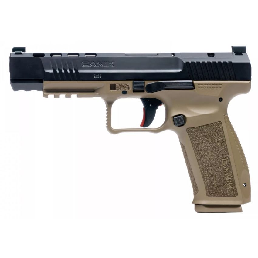 CANIK METE SFx 9mm 5.2” Black/FDE 10+1 Optics Ready Pistol