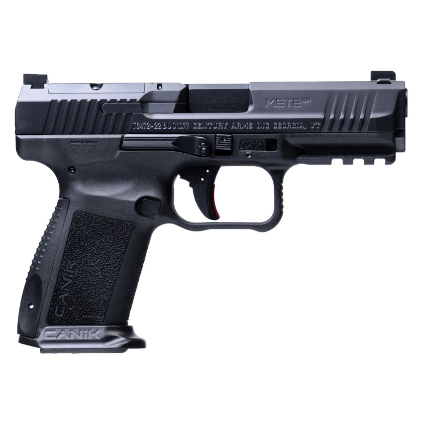 CANIK METE SF 9mm Black 15+1 Optics Ready Slide Cut Pistol