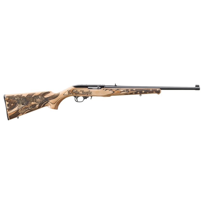 Ruger 10 22 We The People 22LR Engraved Blued Wood Rifle