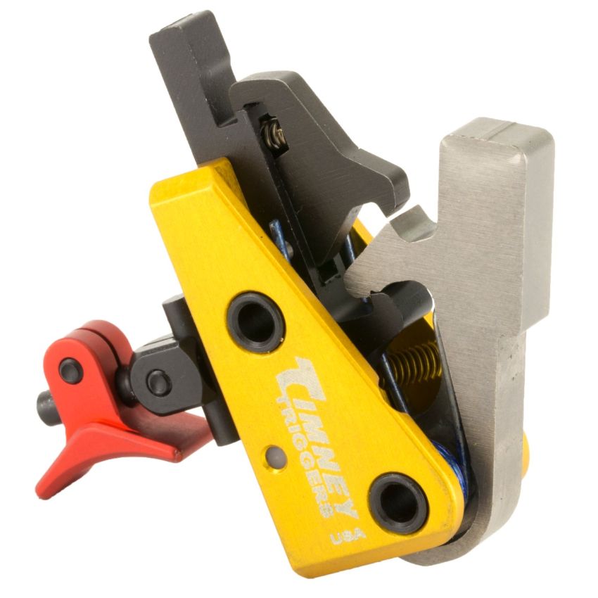 Timney Triggers AR Calvin Elite Adjustable Trigger 1.5lb Red Finish