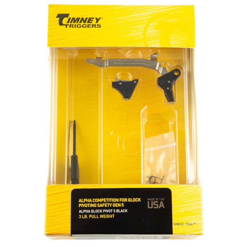 Timney Alpha Competition Pivot Trigger for Glock Gen 5 3LB Pull