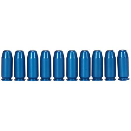A-Zoom 40S&W Blue Pistol Snap Caps 10-Pack for Dry Fire Training