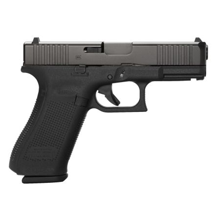 Glock G45 Gen5 Compact 9mm 10+1 4.02" Black nDLC Serrated Slide