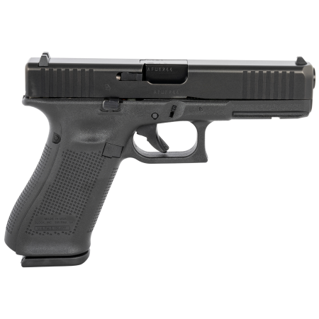 Glock G17 Gen5 9mm 17+1 Full Size Blacks 4.49" Barrel Ambidextrous