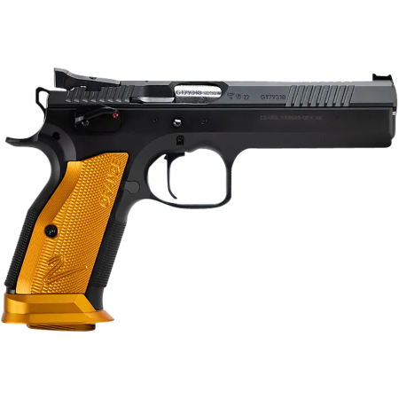 CZ-USA TS 2 9mm Luger 5.28" Bull Barrel, 20+1, Black Polycoat