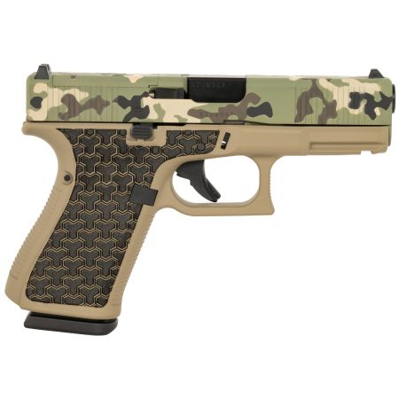 Glock G19 Gen5 MOS Compact 9mm Luger 15+1 Coyote Tan Cerakote