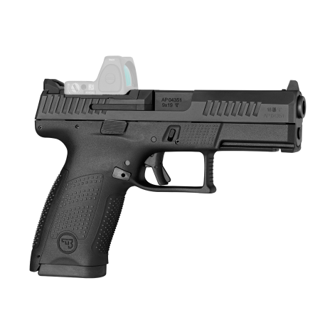 CZ-USA P-10 C Compact 9mm Luger 10+1 4.02" Black Steel Barrel