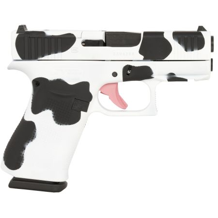 Glock G43X MOS Sub-Compact 9mm Luger 10+1 Cow Print Cerakote