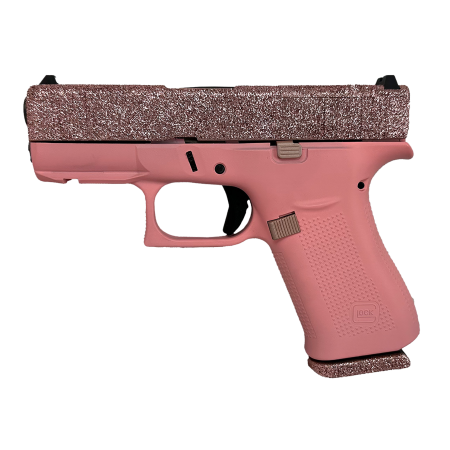 Glock G43X MOS 9mm 10+1 Pink Cerakote Sub-Compact Pistol