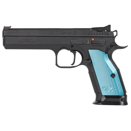 CZ-USA TS 2 9mm Luger 5.28" Barrel, Black Nitride Slide, 10rd