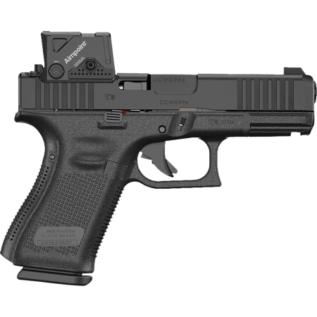 Glock G19 Gen5 MOS 9mm 10+1, 4.02" Barrel, Aimpoint Red Dot