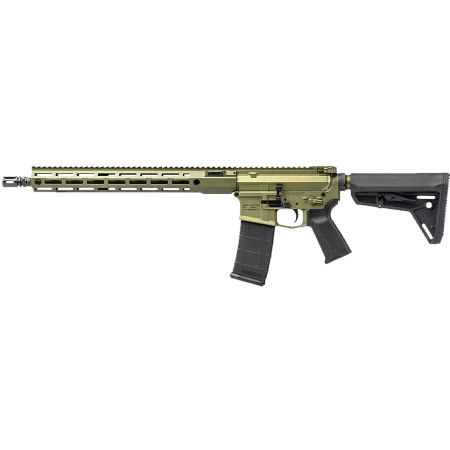 Aero Precision M4E1 Pro 5.56 NATO 16-inch rifle with OD Green anodized receiver and free-float M-LOK handguard