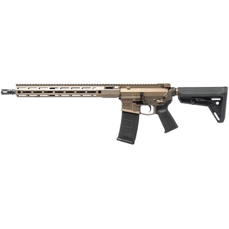 Aero Precision M4E1 Pro 5.56 NATO 16 inch rifle with Kodiak Brown Picatinny rail and Magpul SL stock