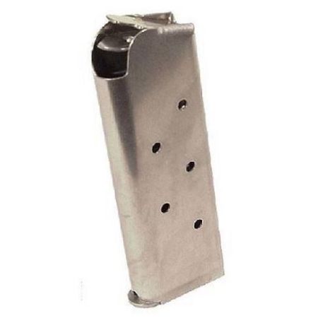 Colt 1911 Officer 45ACP 7RD Stainless Steel Magazine Package