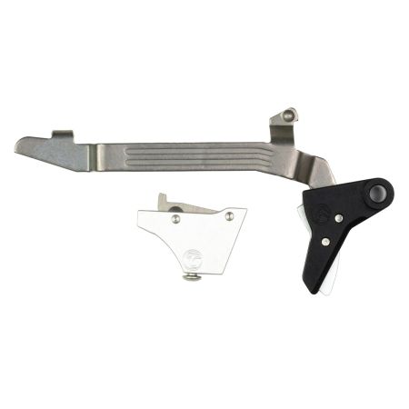 Timney Alpha Competition Trigger Silver Anodized Fits Glock Gen 3 4 Large Frame